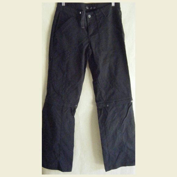 Black Prana Convertible Cargo Pants - Picture 1 of 7